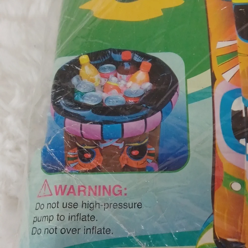 Luau Inflatable Cooler Party Beach New